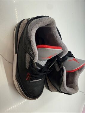 Nike Air Jordan Black, Grey and Red Retro Sneakers